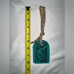 Consuela leather bag charm